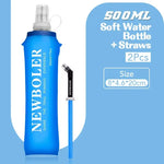 250Ml 500Ml Water Bottle TPU Folding Soft Flask Sport Water Bottle Water Bag Collapsible Water Bottle Running Camping | PrepWiseGear