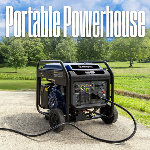10,000 Peak Watt Portable Inverter Generator, Gas Powered, Remote Start with CO Sensor | PrepWiseGear