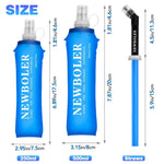 250Ml 500Ml Water Bottle TPU Folding Soft Flask Sport Water Bottle Water Bag Collapsible Water Bottle Running Camping | PrepWiseGear