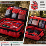 IFAK Trauma Kit 18Pcs, Tactical First Aid Kit with Venom Extractor & Emergency Blanket, Trauma Kit Combat Pack for Trauma Wound Care, Gunshot, Outdoor, Hiking, Car & Camping | PrepWiseGear