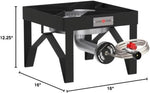 Gasone Propane Single Gas Burner 200,000BTU Heavy Duty - 0-20 PSI Adjustable Regulator and Hose Camp | PrepWiseGear