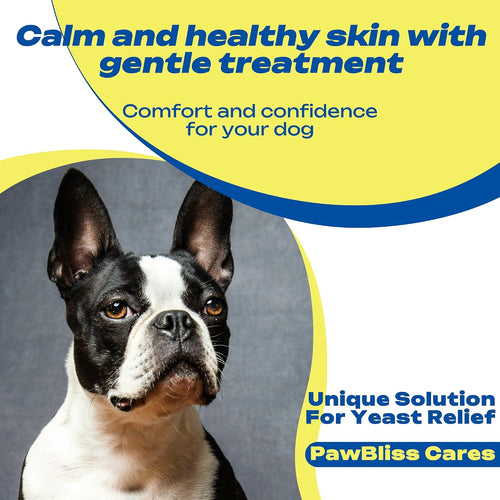 Yeast-Infection-Treatment for Dogs – Soothing Itchy Skin, Ears & Paws – Natural Relief with Omega-3, Collagen, PAU D’Arco & Apple Cider Vinegar – Dog Yeast-Infection Support Chews