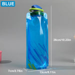 Outdoor Cycling Sports Water Bottle - Mountaineering Portable Water Cup - PE Plastic Folding Water Bag - Gift Promotion Water | PrepWiseGear