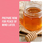 Sugar and Honey Powder Mix Can Emergency Food Supply, 227 Servings, 30 Year Shelf Life - Dry Honey and Sugar Powder Blend Sweetener for Baking and Cooking | PrepWiseGear