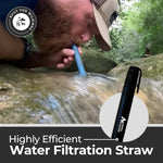Survival Bundle – Pure Water Straw with Emergency Mylar Sleeping Bag – Ultralight, Portable Gear for Camping, Hiking & Emergency Preparedness | PrepWiseGear