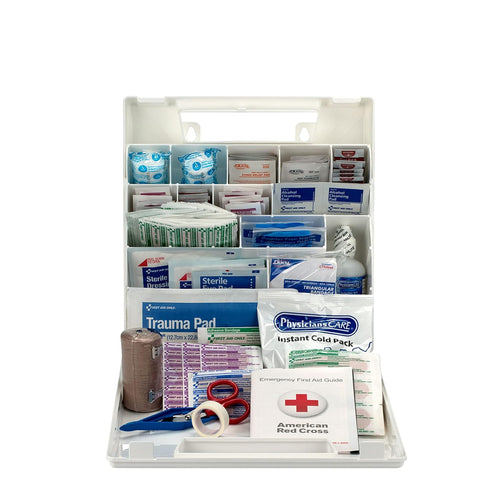 225-AN 50-Person Osha-Compliant First Aid Kit, Emergency First Aid Kit for Office, Home, Car, and Worksites, 195 Pieces | PrepWiseGear