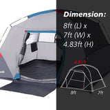 Customer photo of 4-Person Easy Setup Camping Tent