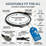 EDC Survival Bracelet, Car Window Breaker Wrist Strap Escape Tool, Vehicle Emergency Rescue Wristbands, Rapid Escape Emergency Tempered Glass Breaker