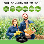 100 Pack Farmer Kit Vegetable Seeds - Non GMO Heirloom Full Sun Annual - Emergency Seed Bank Survival Gear | PrepWiseGear