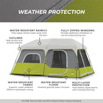 Core 9 Person Instant Cabin Tent - 14' X 9', Green (40008) | PrepWiseGear