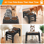 2 Pack 7.2" Stainless Steel Dog Bowls 50Oz Thickened Durable Replacement Dog Food Bowls for Food and Water, Fit for  Bowl Stand DB-B01/DB-B03