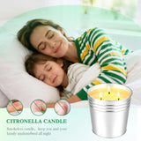Customer photo of Citronella Candles - 2 Pack, 200 Hour Burn