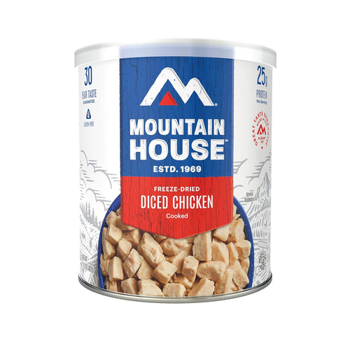 Diced Chicken #10 Can Freeze Dried Survival & Emergency Food Gluten-Free 14 Servings | PrepWiseGear