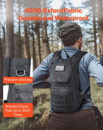 Hydration Backpack, Insulated Hydration Pack Backpack with Water Bladder, Hiking Water Backpack with Storage for Men Women, Hydro Water Daypack for Hiking Running Cycling Camping