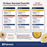 Emergency Food Supply - 72-Hour Survival Kit - Freeze Dried Food - 25-Year Shelf Life - 16 Servings | PrepWiseGear