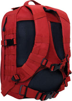 Fast Mover Tactical Backpack - Outdoor Hiking Pack for EDC Essential Gear (Red) | PrepWiseGear