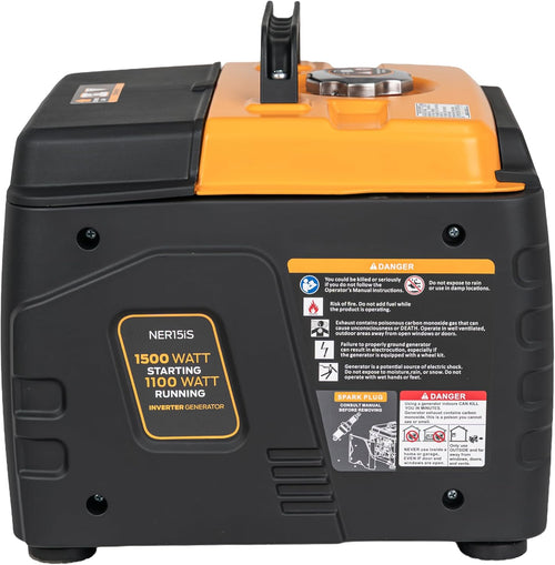 1500 Watt Portable Quiet Inverter Generator Gas Powered, Small Ultra Lightweight Quiet Generator for Camping, Tailgating, Home Backup | PrepWiseGear