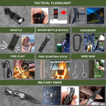 Gifts for Men Fathers Day Dad, Survival Kit, 150 PCS Survival Gear and Supplies Equipment with Trauma Bag, Molle Pouch Emergency Kit for Outdoor Camping, Hunting, Car, Home, Earthquake, Adventures | PrepWiseGear
