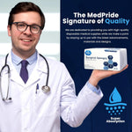 MED PRIDE 4X4 Gauze Pads 12-Ply 200 Count Non-Sterile Surgical Sponges Extra Absorbent Cotton Wound Dressing Medical Supplies for Cleaning and Care