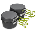 Camping Cookware Set Camping Gear Campfire Utensils Non-Stick Cooking Equipment Lightweight Stackable Pot Pan Bowls with Storage Bag for Outdoor Hiking | PrepWiseGear