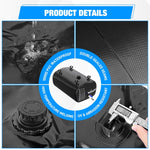 30Gal/113L Water Storage Bladder RV Potable Water Bladder Tank 1000D PVC Foldable Collapsible Water Storage Containers for RV Truck Bed Camping Garden Irrigation Emergency Water Use Black