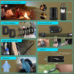 Survival Kit, Gifts for Fathers Day Men, Women, 251Pcs Emergency Survival Gear and Supplies Equipment, First Aid Kit with Crossbody Bag, Camping Essentials for Earthquake, Hiking, Outdoor Adventure | PrepWiseGear