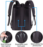 Backpack Cooler Leakproof Insulated Waterproof Backpack Cooler Bag, Lightweight Soft Beach Cooler Backpack for Men Women to Work Lunch Picnics Camping Hiking, 30 Cans | PrepWiseGear