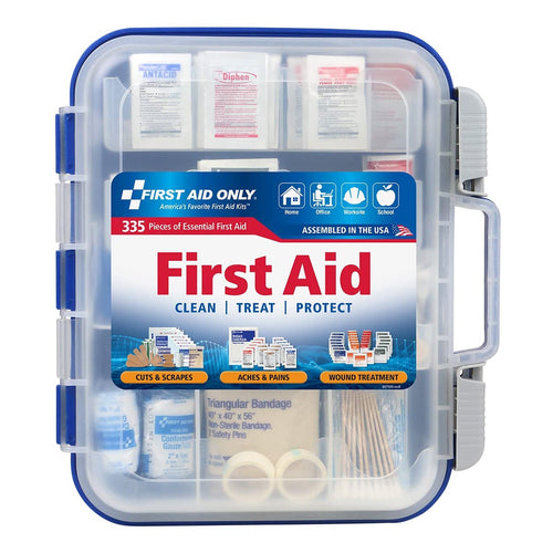 First Aid Only 335 Piece All-Purpose First Aid Kit, OSHA Compliant | PrepWiseGear
