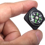 15Pcs Slip-On Wrist Compass Hard Shell Liquid Filled Mini Small Button Compass Paracord Bracelet for Outdoor Hiking Survival Wrist Watch Band 3/4" (20Mm) | PrepWiseGear