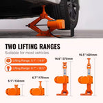 Electric Car Jack, 3 T /6600 Lbs. Scissor Jack, 12-Volt Electric Automatic Jack with Double Saddles and Remote Control
