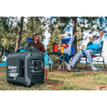 2,000-Watt to 2,400-Watt Recoil Start Portable Gasoline Powered Inverter Generator with CO Alert