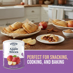 Dehydrated Apple Slices Can - Gluten Free Survival Food with Long Shelf Life - Dehydrated Emergency Food Supply for Camping, Prep & Everyday Meals - 20 Servings | PrepWiseGear