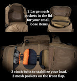 75L Tactical Backpack with Internal Frame, MOLLE, and Hydration System | PrepWiseGear