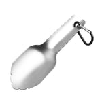 Lixada Shovel Titanium Camping Shovel Titanium Garden Hand Shovel Camping Trowel Outdoor Hiking Backpacking Trowel Camping Tool