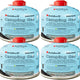 Isobutane Stove Fuel - 4 Pack, 8.1oz
