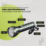 28 LED Professional Flashlight, Silver