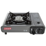 (2 Pack)  Tabletop Portable Butane Gas Camping Stove, 1 Burner, Gray