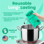 Instant Heat Packs Medium (5×9”)- Medical Grade Reusable Green 1-Pack Fast and HOT - Made in USA for Muscle Aches, Back, Arm, Shoulder, Pain Relief, Warmth on the Go; Heating Pad Click Heat | PrepWiseGear