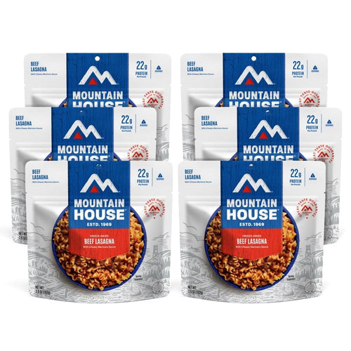 Beef Lasagna Freeze-Dried Food for Camping, 12 Servings, 30-Year Shelf-Life | PrepWiseGear