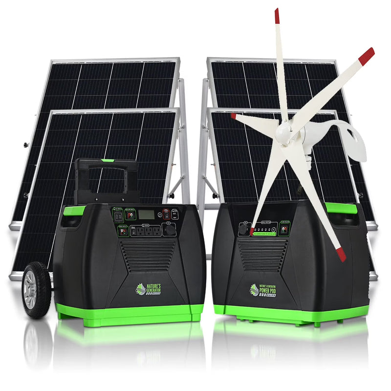 Nature'S Generator Elite Platinum 3600W Continuous / 7200W Peak Portable Power Station | PrepWiseGear