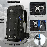 Customer photo of 60L Hiking Backpack with Rain Cover