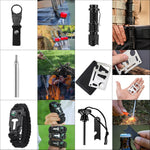 Survival Kit and First Aid Kit, 138 Pcs Survival Gear and Equipment with Molle Pouch, Camping Accessories, Gifts for Men Women Outdoor Fishing Hunting Camping | PrepWiseGear