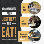 Mega Protein Kit with Real Freeze-Dried Meat (72 Servings), Freeze-Dried Chicken and Beef, Survival Food Storage, Emergency Preparedness, Emergency Prepper Kit, 30-Year Shelf Life Food | PrepWiseGear