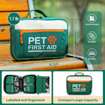 Bundle-Pet First Aid Kit, Emergency Medical Supplies for Dogs & Cats, Safety Essentials Pack with Thermometer+ | PrepWiseGear