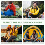 Camping Sleeping Pad Extra Thick Durable Camping Inflatable Mat with Air Pillow for Backpacking Hiking Traveling | PrepWiseGear