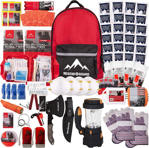 First Aid Kit Hurricane Disaster or Earthquake Emergency Survival Bug Out Bag Supplies for Families - 72 Hours of Disaster Preparedness Supplies | PrepWiseGear