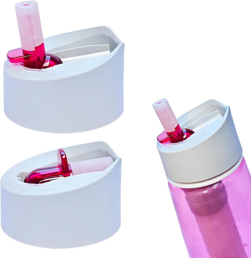 2-Pack Water Bottle Lid Replacement for Lifestraw Go Water Bottle, Water Bottle Lid Replacement Parts Compatible with Lifestraw Go Filter Water Bottles | PrepWiseGear