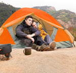 2/4 Person Camping Tent Lightweight Backpacking Tent Waterproof Windproof Two Doors Easy Setup Double Layer Outdoor Tents for Family Camping Hunting Hiking Mountaineering Travel | PrepWiseGear