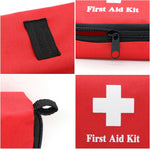 6Pcs Mini Empty First Aid Bag, 5.5X3.5X1.5 Inches Small First Aid Kit, Emergency Medical Essentials Pouch Bag for Travel, Car, Home, Office, Camping, Outdoors, Hiking (Bag Only) | PrepWiseGear