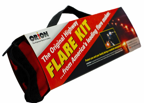 Safety Products 20-Minute Flares with Orange Vest, 6Pk